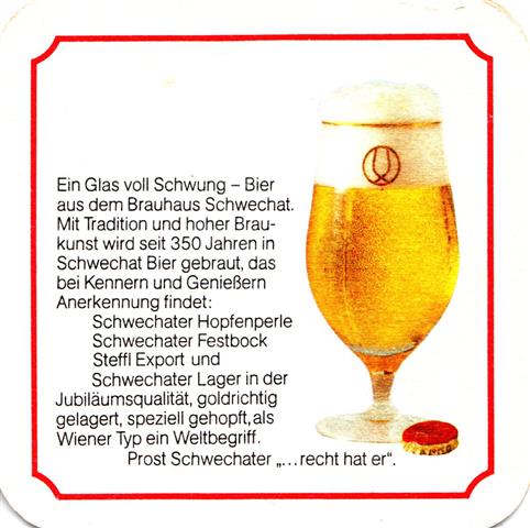 schwechat n-a schwechat 350 jahre 1b (quad180-ein glas-glas orange)